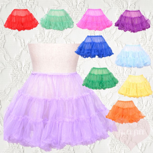 再入荷 キラキラパニエ パニエ ラメ フリル 3段パニエ Fullfill