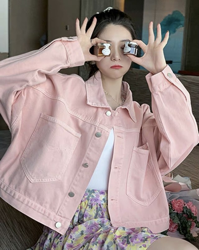 レディースファッション ジャケット アウター ジージャン 3色 秋コーデ 新作 Xlまで More Lluze モア ルーゼ