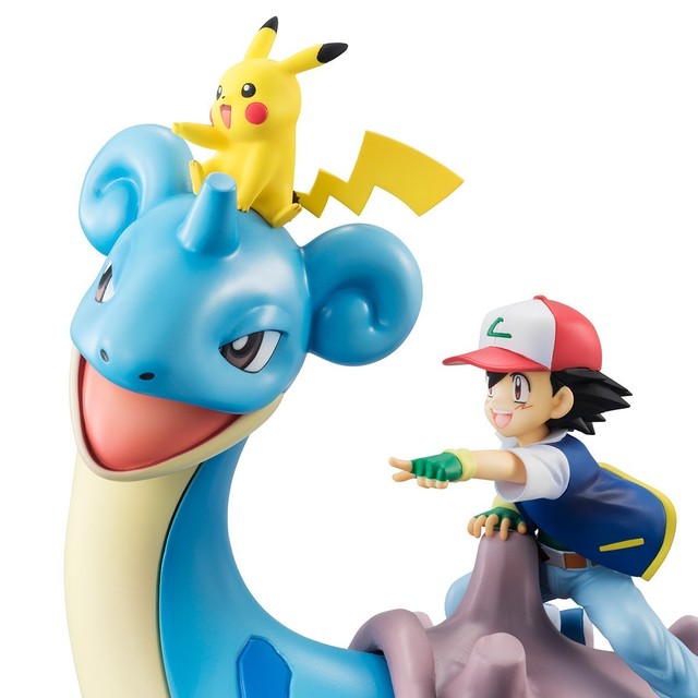 G E M シリーズ ポケットモンスター サトシ ピカチュウ ラプラス 約170mm Pvc製 塗装済み完成品フィギュア Japanexport