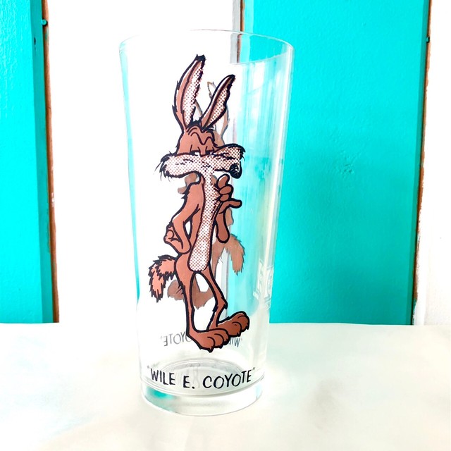 70s ルーニー テューンズ ワイリー コヨーテ ペプシグラス Pepsi Looney Wile E Coyote Glass Collector Series The Puppez E Shop ザ パペッツ松本 Webショップ