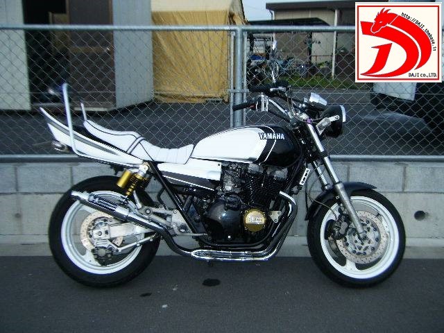 新品 Xjr400 番長管 45pマフラー 421 メッキ 薄型 4hm Daji 2