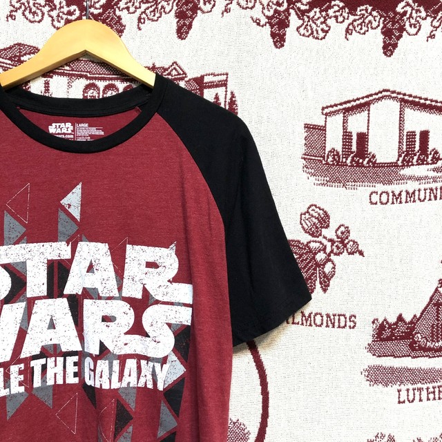L アメリカ古着 スターウォーズ Star Wars ロゴtシャツ プリント ハリウッド映画 キャラクター古着専門店エバレット