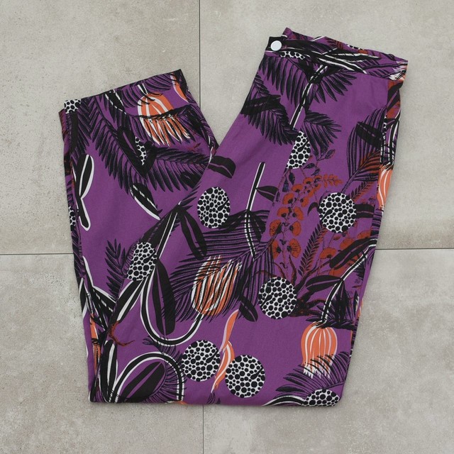Desigual botanical pattern cotton pants