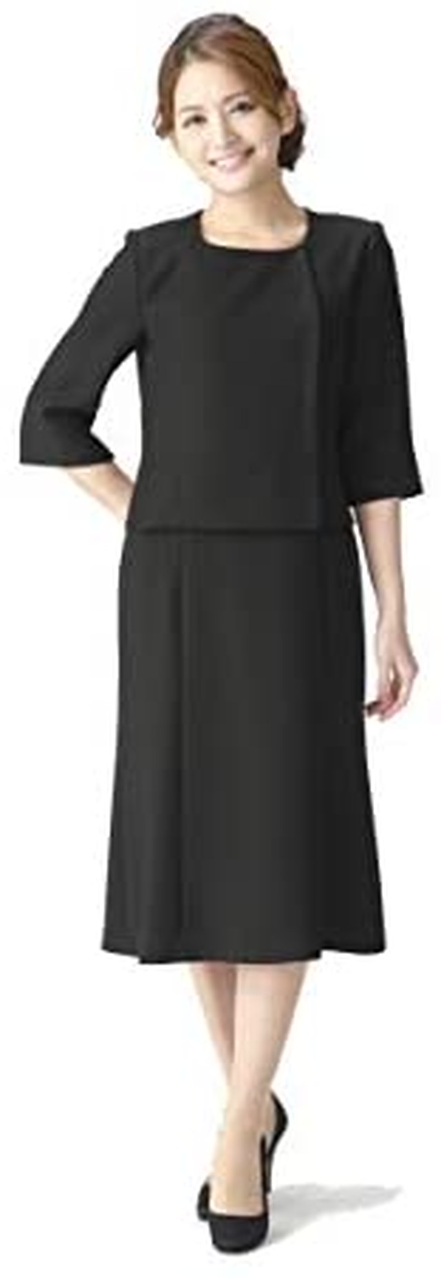 Jpcs マーガレット M461 ブラックフォーマル レディース 喪服 アンサンブル 前開きワンピース 礼服 冠婚葬祭 Az Japan Classic Store