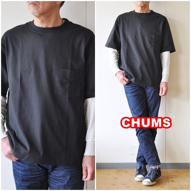 Chums チャムス ヘビーウェイト ポケットtシャツ Ch01 1870 メンズ Tシャツ 半袖tシャツ Bluelineshop