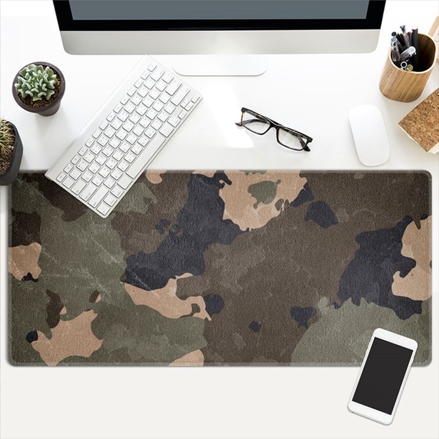 マウスパッド 迷彩 カモフラージュ柄 おしゃれ 使いやすい アート ビジネス リモート ユニセックス 780mm 300mm 900mm 400mm インテリア 仕事 在宅作業 Pc周辺 デスク周り プレゼント Laff Store 会社情報 納期の確認をお願いします