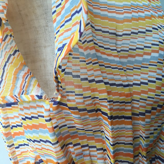 夏色オレンジシャーベットワンピース 昭和レトロ ヴィンテージ 古着と雑貨のお店 Balalaika