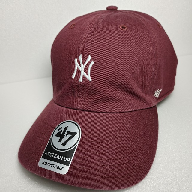 ニューヨーク ヤンキース Cleanup ミニロゴワイン 47brand Only 帽子屋charlie