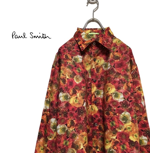 Paul Smith Paul Smith London Design Shirt ポールスミス デザインシャツ 柄 シャツ Omelas Vintage