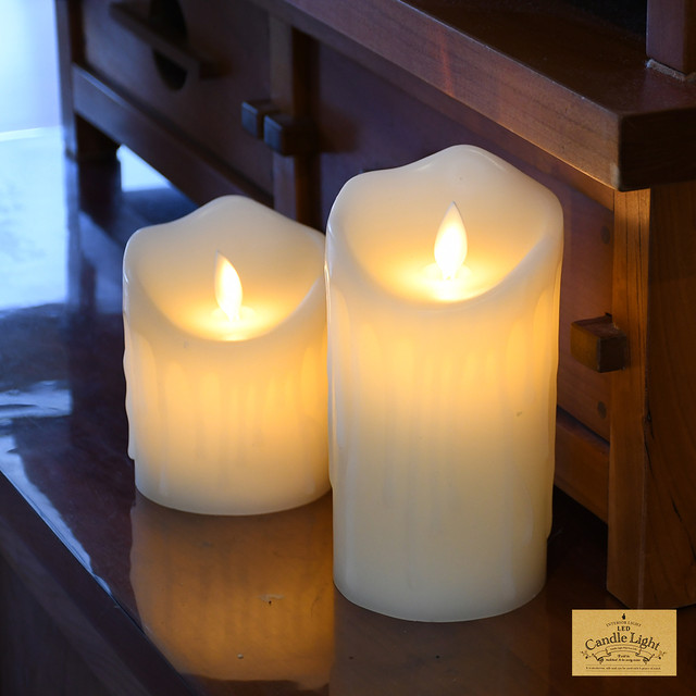 Ledキャンドルライト 3本セット リモコン付き 蝋製 リアル 揺らぎ 間接照明 キャンドル インテリアライト 照明 おしゃれ 電池式 装飾 蝋燭 蝋 可愛い 癒し 父の日 母の日 敬老の日 記念日 プレゼント 送料無料 Zeldner 7 Hobbyone