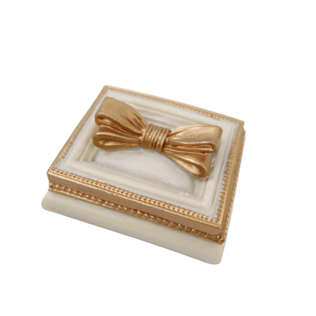 Gold Ribbon Accessory Case ゴールドリボン小物入れ Bonne Chance