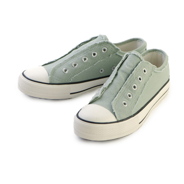 ひもなしスリッポンスニーカー時短シューズ21春夏カラーhc ハッシュドコーデ Hashedcoorde