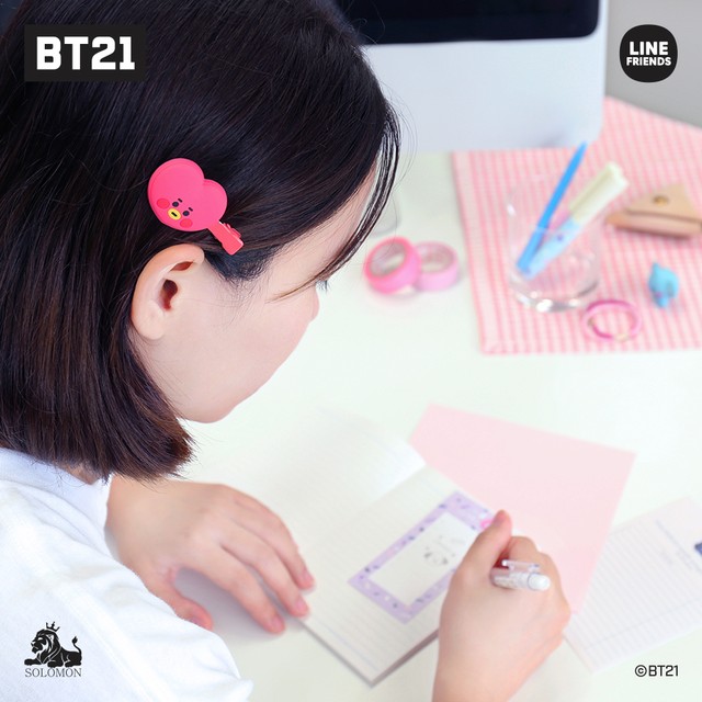 公式 Bt21 前髪クリップ Hair Clip キラキラ韓流商店