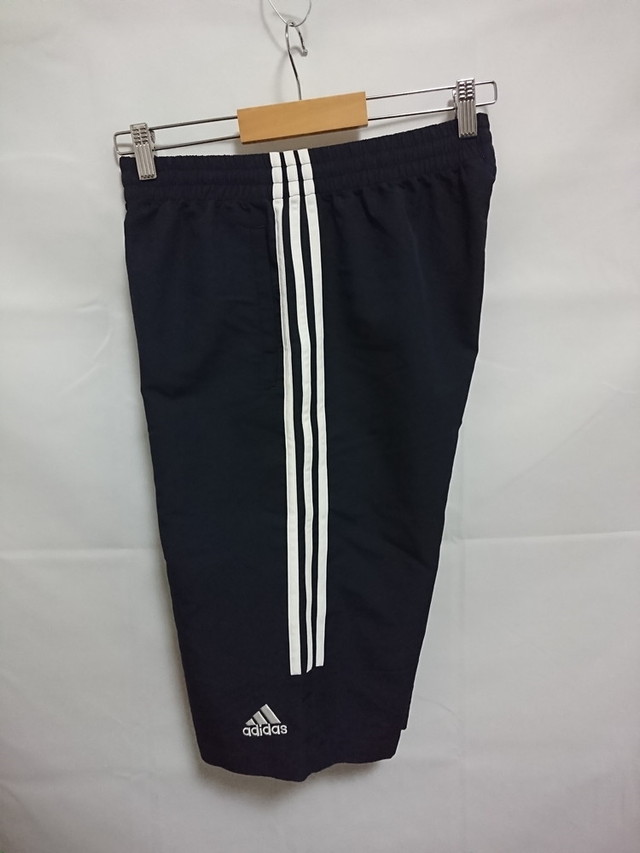 Adidas アディダス メンズm 3 4 パンツ ハーフパンツ ひざ下丈 トレーニング スポーツ 運動 ネイビー スポーツウェア シューズの古着屋 リサイクルスポーツ