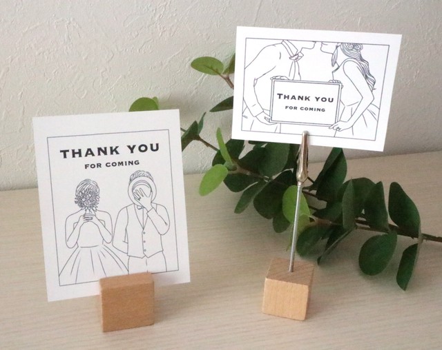 サンキュータグ イラスト Mii S ウェディングアイテム Snsアイコン イラスト作成ならミーズ