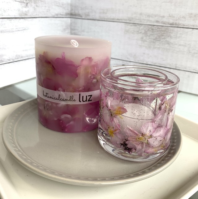 Aya様専用 ジェルキャンドルホルダー Botanical Candle Luz