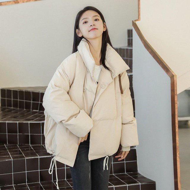 綺麗系服 アバンギャルド フェアリー 大注目 韓国ファッション 人気 フェミニン 着回し力抜群 ダウンコート アウター 75shops