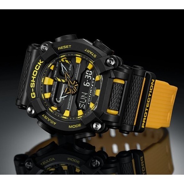 Ga 900a 1a9jf G Shock ビスデザイン ワールドタイム 電池寿命7年 Black Yellow Casio カシオ 腕時計 国内正規品 Plus Favo