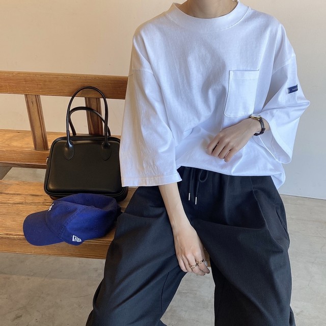 oversize crewneck T-shirt 【unisex】