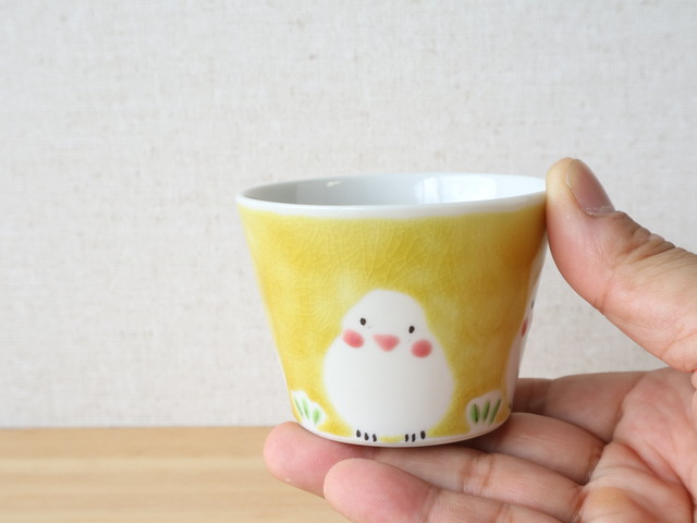 白文鳥さんとインコさん そばちょこ