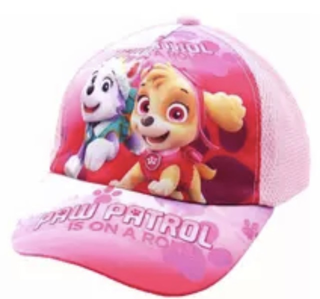 送料無料 パウパトロール キャラクター 帽子 キャップ帽 スカイ エベレスト 女の子 ピンク グッズ Peekaboo ピッカブー