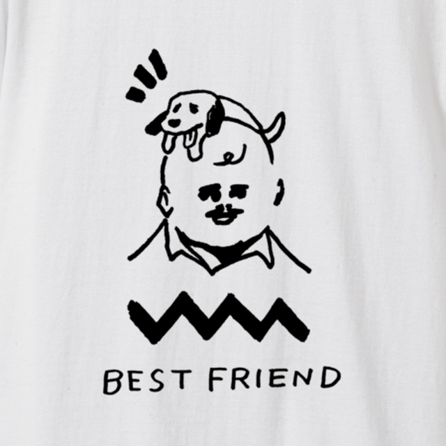 Best Friend ロングスリーブtシャツ White Yuki Horimoto Web Store