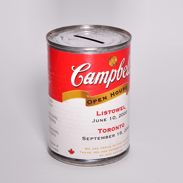 キャンベルズ 貯金箱 Campbell S Soup Can Bank キャンベルスープ ブリキ缶 貯金箱 ビンテージ ヴィンテージ ファイヤーキング Advenaavis