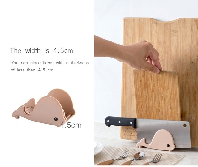 即納 Kc まな板スタンド キッチン 多機能 かわいい くじらの形 パステルカラー プラスティック Abs樹脂 衛生的 スマホスタンド タブレットスタンド Coloring Life