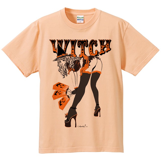 黒 2xl 3xl Witch ハロウィン エロ ポップ Tシャツ 彼女はウィッチ メンズ 半袖 Loverobot Base Shop