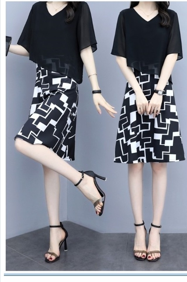 夏服 レディース セットアップ レディース 上下 大人 新作 ガウチョパンツ セットアップ 通勤 シフォン オシャレ 夏服 ボトムス ２点セッ Basecamp49