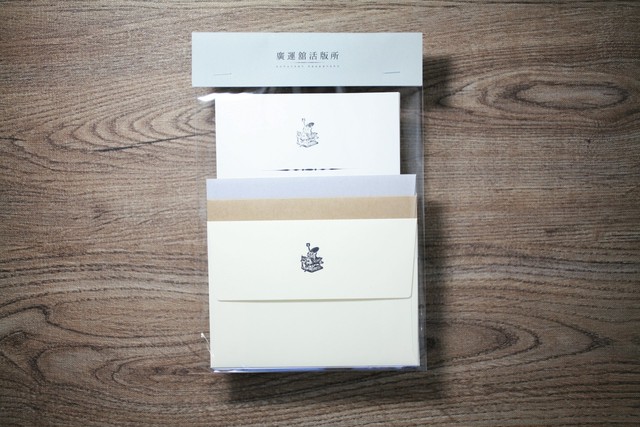 活版印刷ミニサイズレターセット ハイデルベルグ活版印刷機 手キン 便箋 廣運舘活版所