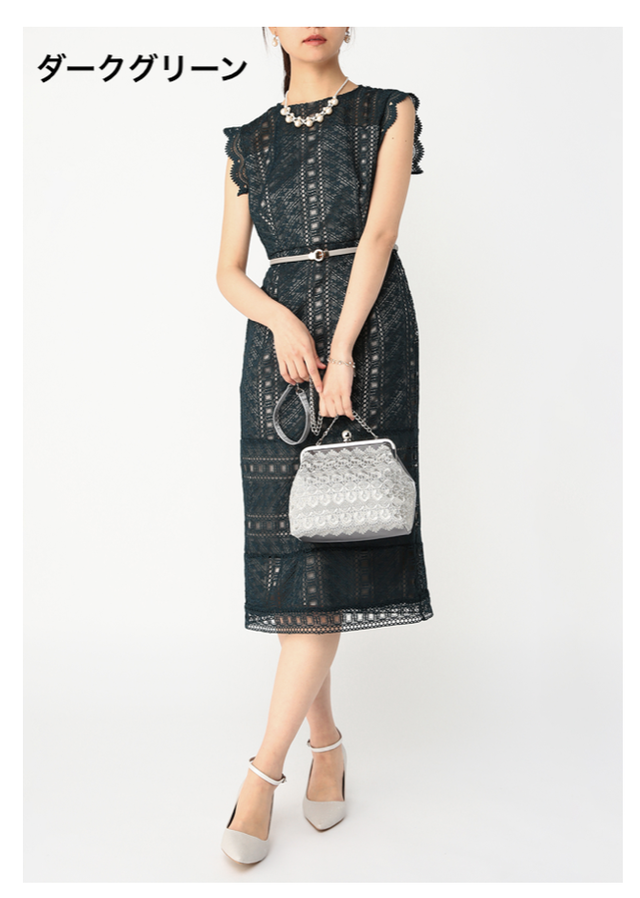 Dorrydoll 幾何学レースタイトワンピース 321 1 Hauʻoli