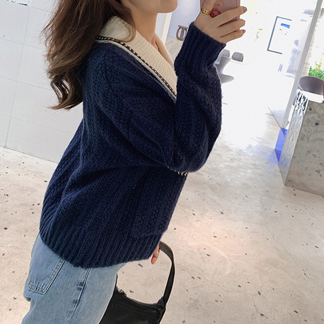 前開き 羽織 無地 カーディガン 長袖 ニットセーター ニットカーディガン レディース 可愛い襟付き ショートカーデ 学院風 秋冬 ニットトップス ネット通販 購入 激安 10代 代 30代 40代 秋 冬 Roprot ファッション レディースアパレル販売