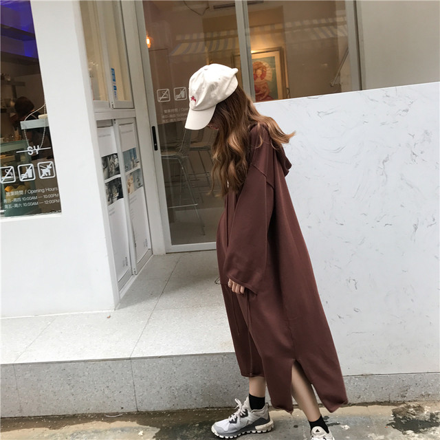 ワンピース ロングワンピース ワンピースロング丈 パーカーワンピース カジュアルワンピース 韓国デザイン 韓国ファッション オルチャン 新作ワンピース 春服 春新作 新作 Leaflower 001 リーフラワー レディースファッション専門店