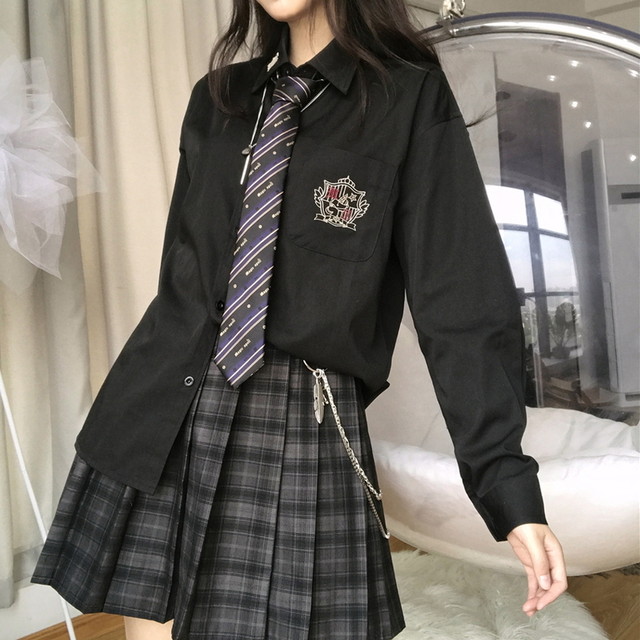 ゴスロリ系 スカート ミニ プリーツスカート チェック柄 制服 病み可愛い 原宿系 オルチャン 10代 代 天使と悪魔 サブカル系ファッション Seasonz