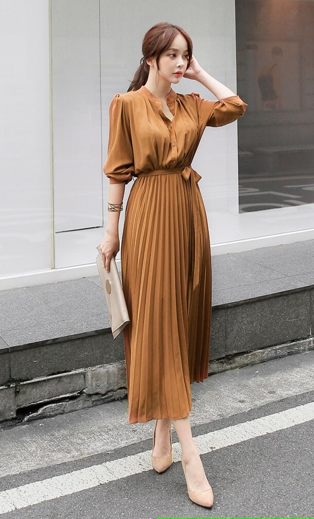 日本産 ワンピース レディース スカート シンプル 上品 お出かけ デート 大人 パーティー お呼ばれ デート 綺麗 清楚 細身 ブレストウエ おすすめ Airportandgo Com