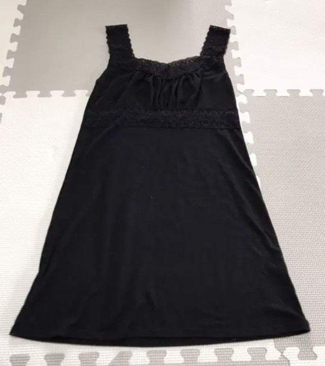 黒 ランジェリーワンピース Ayane02