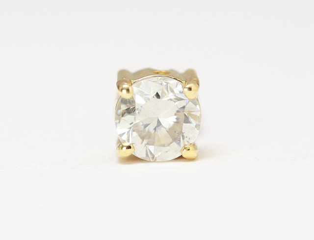 ◯ダイヤモンドパーチ◯天然ダイヤモンド〈無色〉◯0.25ct◯K18YG