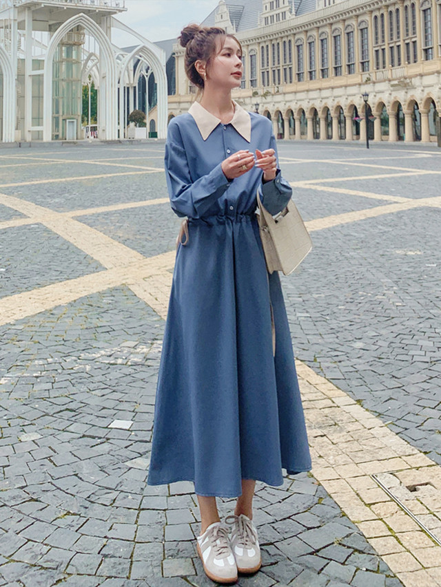 フランス風カジュアルワンピース45 Michipana