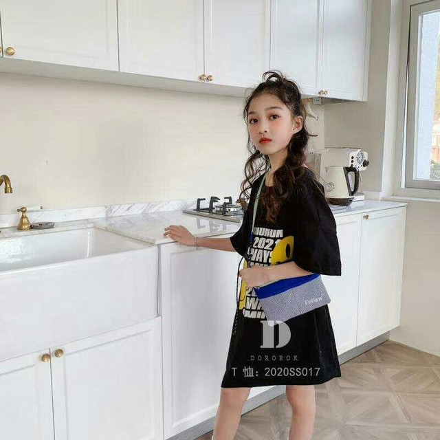 Dororok S S 海外ブランド Kids 新作 笑顔 プリントオーバーsizetシャツワンピース ss017 Lirisnow