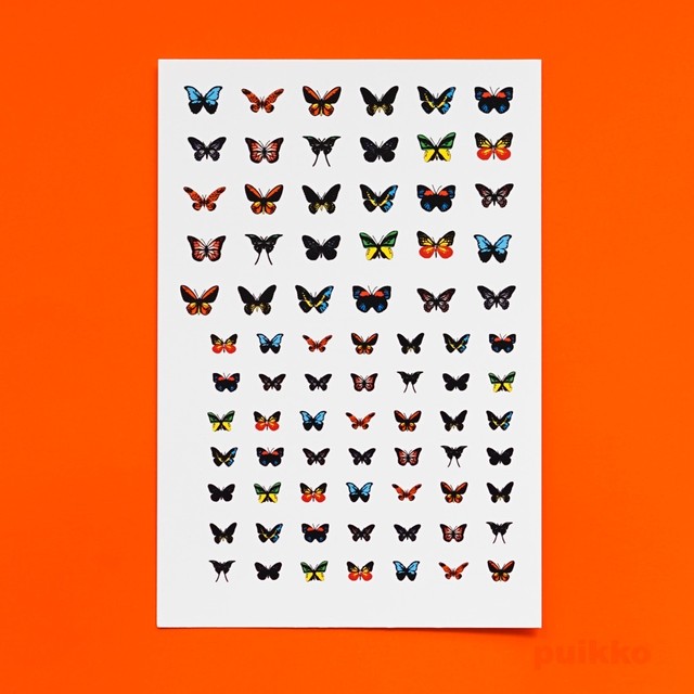 不思議の国のアリス 鏡の国のアリス ネイルシール Puikko