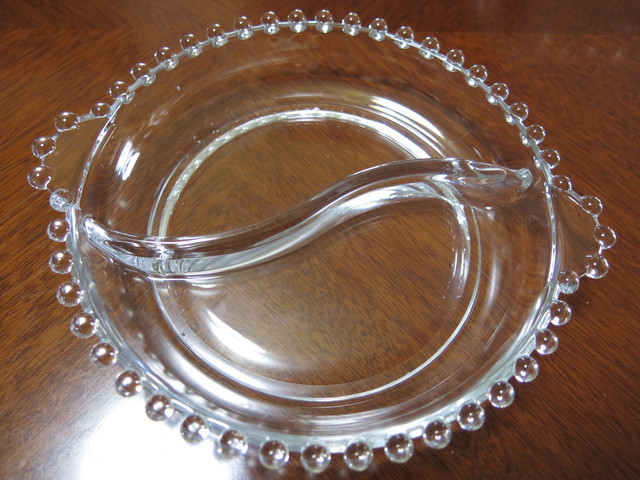 キャンドルウィック ４つ区切りレリッシュトレイ アメリカ アンティーク食器のお店 Fire Candle