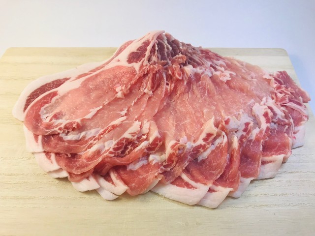 しっとりとした肉質ととろける甘み ケンボロー ホエー豚4種しゃぶしゃぶセット4人前 送料込 ヒラタ北海道支店