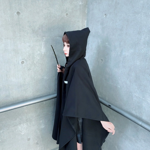 ゴスロリ系 病み可愛い アウター マント フード付き 魔法学院風 Jkスタイル ストリート系 原宿系 10代 代 天使と悪魔 サブカル系ファッション Seasonz