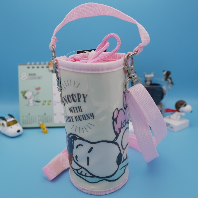 Peanuts Snoopy スヌーピー ペットボトルホルダー Rabbit スヌーピーのおへや N おすぬべや