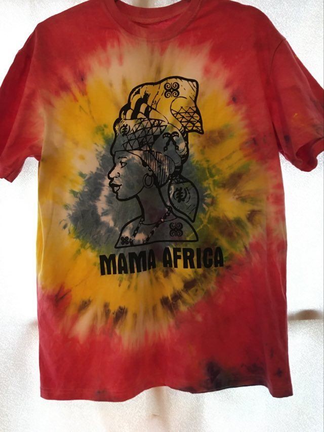 ガーナの手染めtシャツ L Mama Africa Wontanara Tokyo