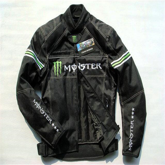 Monster Energy モンスターエナジー バイク ジャケット ライディングジャケット 春 秋 冬 ３シーズン 防風 防寒 プロテクター装備 gzscf01 Bikewear