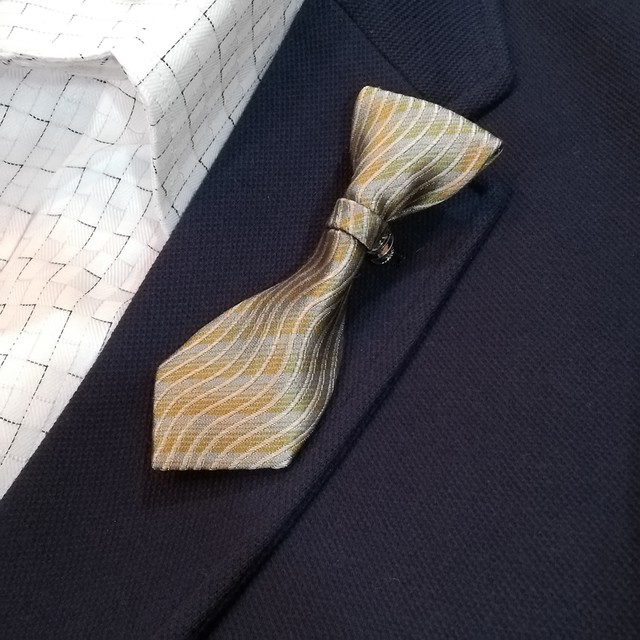 送料無料 5 ちびっ子ネクタイ タックピンブローチ ラペルピン メンズ レディース アクセサリー おしゃれ ミニネクタイ 人気 コーデ プレゼント Cozyrose コージーローズ