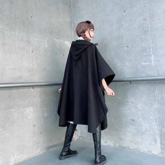 ゴスロリ系 病み可愛い アウター マント フード付き 魔法学院風 Jkスタイル ストリート系 原宿系 10代 代 天使と悪魔 サブカル系ファッション Seasonz