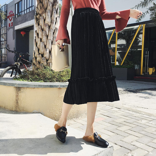 ティアードプリーツロングスカート ティアードスカート プリーツスカート ロングスカート ロング コーデ 大人 着こなし 黒 流行り 春 緑 マキシ丈 レディース デープリーツスカート ロングスカート ティアードプリーツスカート 1561 Sayurio レディースアパレル